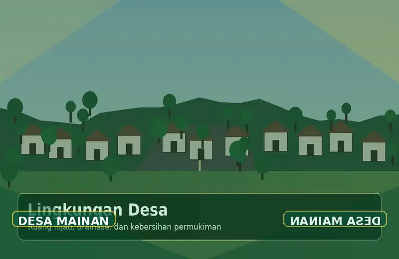 Ilustrasi Kesehatan & lingkungan Desa Mainan