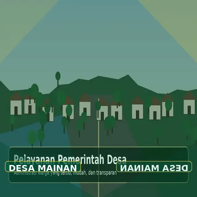 Ilustrasi pelayanan Desa Mainan